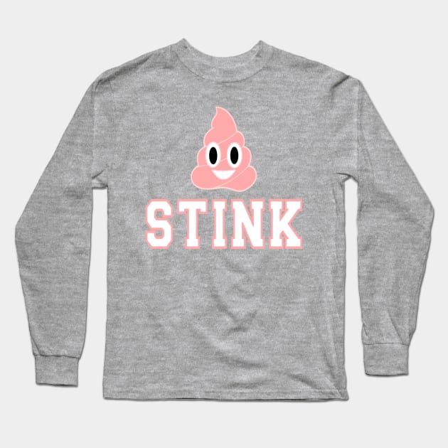 Cute Stink Poop Long Sleeve T-Shirt by MMROB